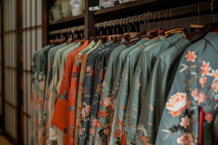 買った着物は中古の着物を扱う呉服店に卸す