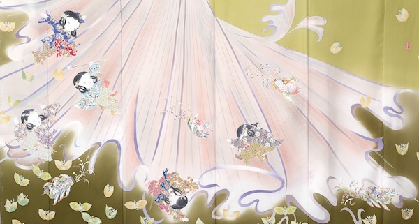 由水十久工房の友禅の買取相場